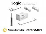 Pack accesorios de baño inox Logic Cosmic