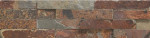 Revestimiento tipo laja destonificado Petra Ossido 10x40cm