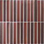 Revestimiento mosaico enmallado TECH Piano Ossido 29,6x29,9cm
