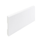 Rodapié blanco mate de poliestireno 8x220cm