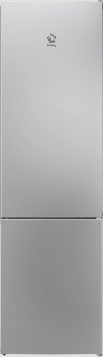 Frigorífico combinado acero antihuellas con tirador vertical 203x60x66cm, Balay