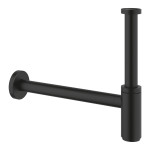 Sifón visto de lavabo negro mate 1 1/4, GROHE