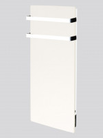 Radiador eléctrico toallero de diseño Avant wifi rectangular vertical 1300w Blanco silicio