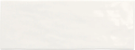 Zoe blanco mate 7,5 x 20 cm, revestimiento pasta blanca