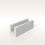 Zuncho horizontal ENERGIE de hormigón celular 62,5x25x25cm de Ytong