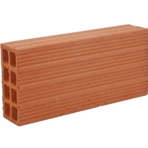 Ladrillo hueco para la construcción 7x16x33cm