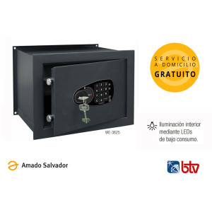 Caja fuerte empotrar modelo WE-3625 serie DECORA con cerradura electrónica BTV