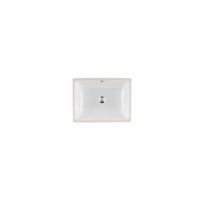 Lavabo bajo encimera blanco rectangular BIAR