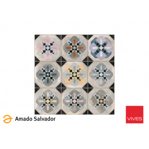  Pavimento gres tipo hidraúlico HYDE  31,6x31,6CM Serie World Parks Vives