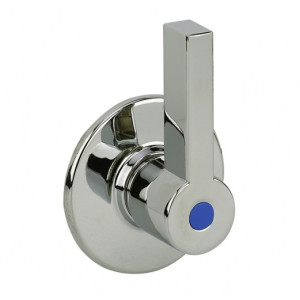 Mando y plafon palanca TEXAS para empotrar acabado cromo