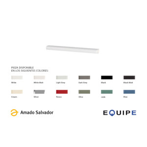 Cenefa metro London jade 5X30 cm Equipe