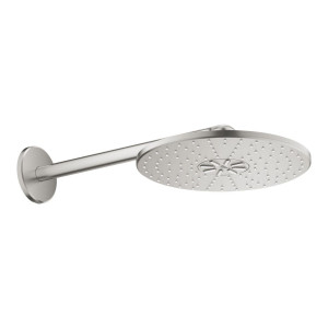 Rociador Circular Supersteel con brazo Mural Grohe