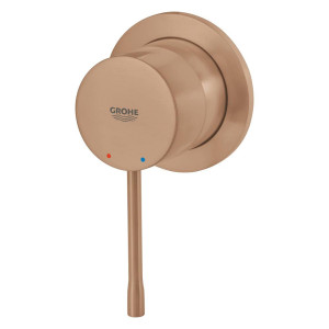 Mezclador monomando de ducha Essence cobre cepillado 1 vía Grohe