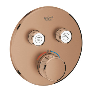Grifería termostática SmartControl 2 Llaves Empotrado Cobre Grohe