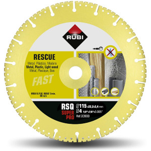 Disco RESCUE para cortar hierro