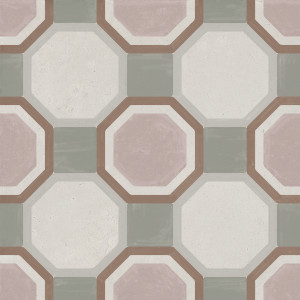 Pavimento Patterns Pink Diamond 22,3 x 22,3cm 