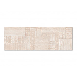 Revestimiento SALINES decor bone satinado 33,3x100cm (slim) pasta blanca Peronda