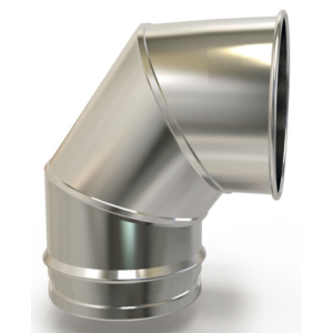 Codo 90º Para Tubo Acero Inoxidable Diam 200MM Convesa