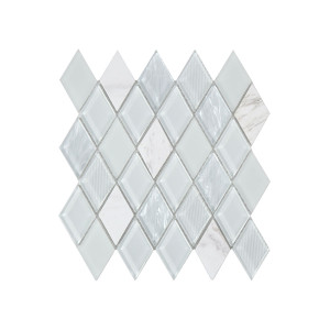 Mosaico enmallado JEWEL White 26x29,7cm