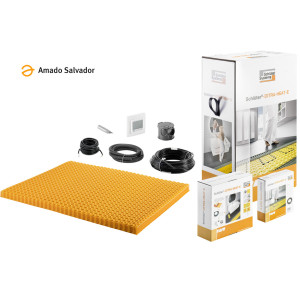 Sistema de calefacción por suelo radiante compacto Ditra Heat Schluter para 5.6 m2