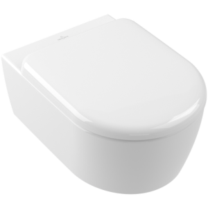 Skyla Pack Combinado, inodoro suspendido y asiento con caída amortiguada, Villeroy & Boch 5656CL01