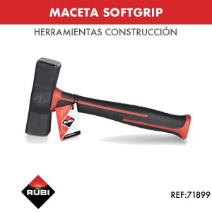 Maza de goma soft-grip Rubi