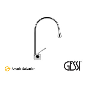 Grifería Goccia Monomando Lavabo Caño Giratorio Cromo Gessi Rubinetteria 33601/031