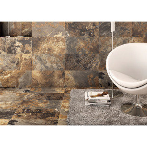 Pavimento Magma 30x60 cm porcelánico destonificado efecto pizarra