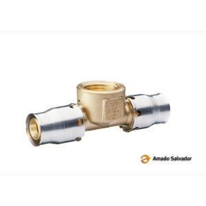 Multicapa te rosca 1/2 a  16 mm a 90º Frankische Germany