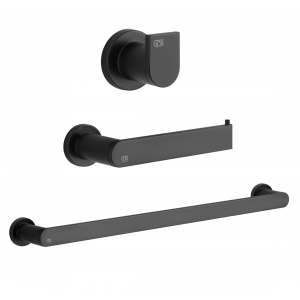 Accesorios de Baño EMPORIO Negro mate Gessi