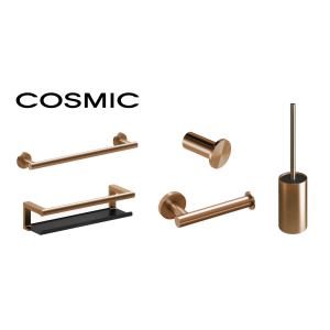 Accesorios baño serie Architect S+ Cobre Cepillado de Cosmic