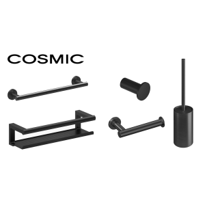 Accesorios baño serie Architect S+ Negro Cepillado de Cosmic