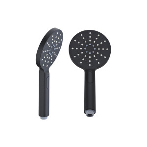 Mango de ducha redonda Austin en acabado Negro Mate MDA008/NG