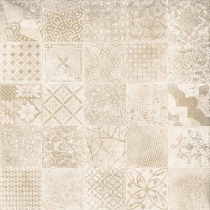 Pavimento ALHAMAR Decorative blanco C3 33x33cm gres extrusionado pasta blanca EXAGRES