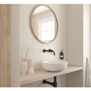 Revestimiento COSTA NOVA Beige Pale Matt 5x20cm Equipe Cerámicas