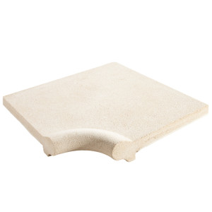 Angulo recto piscina Javea 4.5x64x64 Blanco
