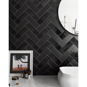 Revestimiento COUNTRY ANTHRACITE 6,5X20cm Equipe Cerámicas