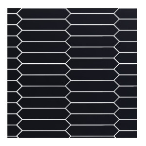 Revestimiento ARROW BLACK 5x25cm Equipe Cerámicas