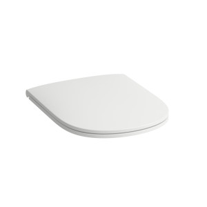 Asiento y tapa inodoro LUA Slim Blanco caída amortiguada 36x43cm de Laufen