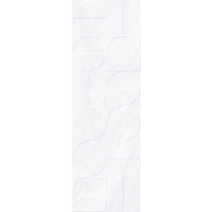 Revestimiento decorativo blanco Mijas-R 32x99cm