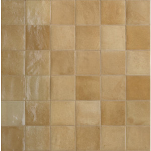 Revestimiento ZELLIGE CAMMELLO 10x10cm pasta blanca brillo Marazzi Crogiolo