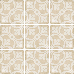 Pavimento ART NOUVEAU LA RAMBLA BISCUIT 20x20cm Equipe Cerámicas