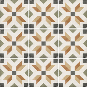 Pavimento ART NOUVEAU EMPIRE COLOUR 20X20CM Equipe Cerámicas