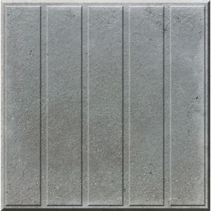 Baldosa Hidráulica de hormigón 5 Barras en Gris 20x20cm