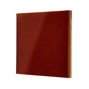 Revestimiento vidriado liso tabaco brillo 20x20cm