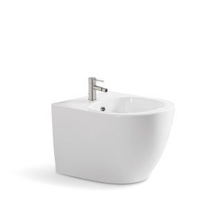 Bidé a suelo Mesina btw 54,5x36x41cm pegado a pared Marzzo