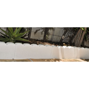 Bordillo Tarragona 6x20x50cm Blanco