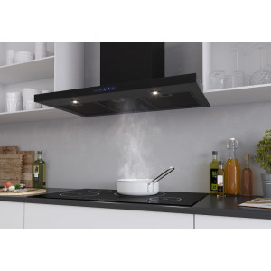 Campana extractora a pared HARWICH II Negro mate 60cm Thermex