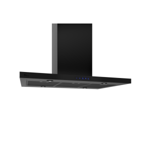 Campana extractora isla HARWICH II Negro mate 90X60cm