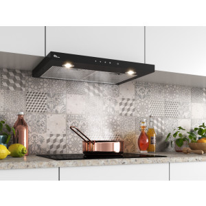 Campana extractora con motor Super Silent GT negro 60cm de Thermex